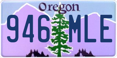 OR license plate 946MLE