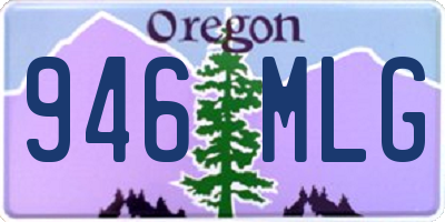 OR license plate 946MLG