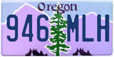OR license plate 946MLH