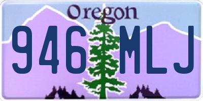OR license plate 946MLJ