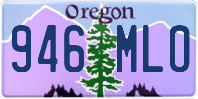 OR license plate 946MLO