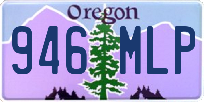 OR license plate 946MLP
