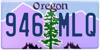OR license plate 946MLQ