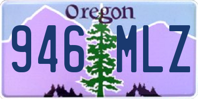OR license plate 946MLZ