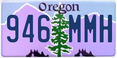 OR license plate 946MMH