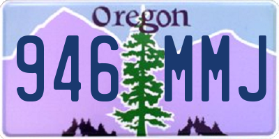 OR license plate 946MMJ