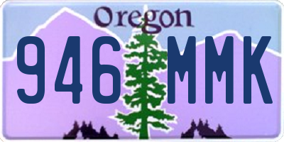 OR license plate 946MMK