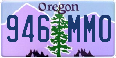 OR license plate 946MMO