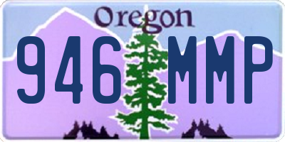 OR license plate 946MMP