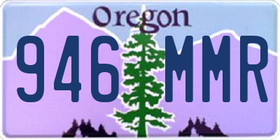 OR license plate 946MMR