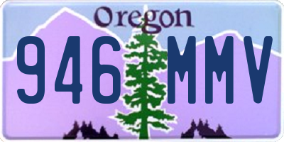 OR license plate 946MMV
