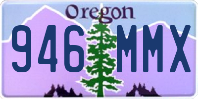 OR license plate 946MMX