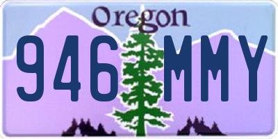 OR license plate 946MMY