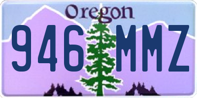 OR license plate 946MMZ