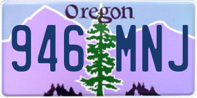 OR license plate 946MNJ