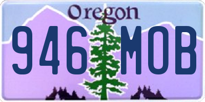OR license plate 946MOB