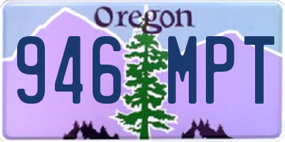 OR license plate 946MPT