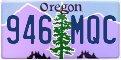 OR license plate 946MQC