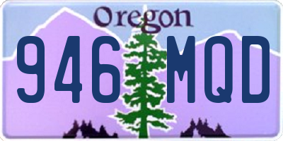 OR license plate 946MQD