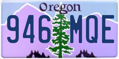 OR license plate 946MQE