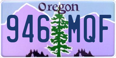 OR license plate 946MQF