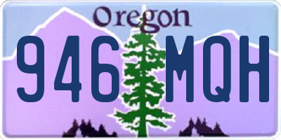 OR license plate 946MQH