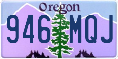 OR license plate 946MQJ