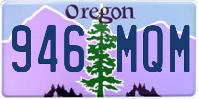 OR license plate 946MQM