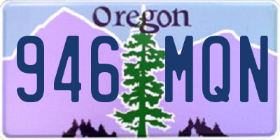 OR license plate 946MQN