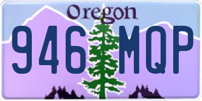 OR license plate 946MQP