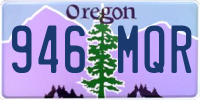 OR license plate 946MQR
