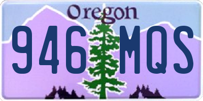 OR license plate 946MQS