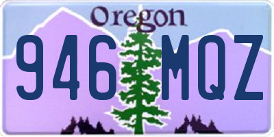 OR license plate 946MQZ