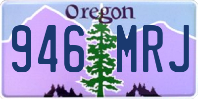 OR license plate 946MRJ