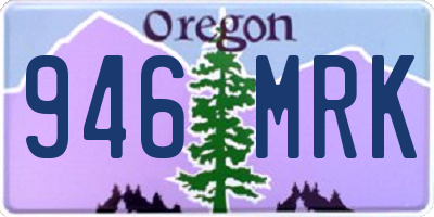 OR license plate 946MRK