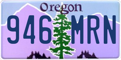 OR license plate 946MRN