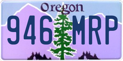 OR license plate 946MRP