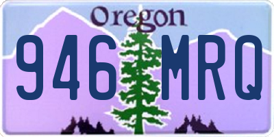 OR license plate 946MRQ