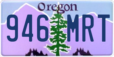 OR license plate 946MRT