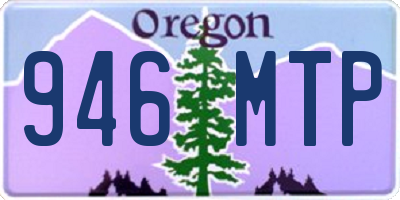 OR license plate 946MTP
