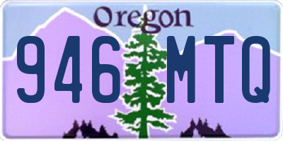 OR license plate 946MTQ