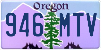 OR license plate 946MTV