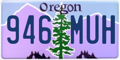 OR license plate 946MUH
