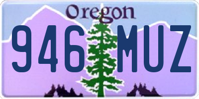 OR license plate 946MUZ