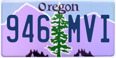 OR license plate 946MVI