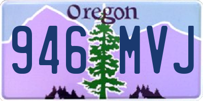 OR license plate 946MVJ