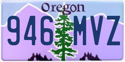 OR license plate 946MVZ