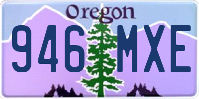 OR license plate 946MXE