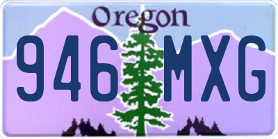 OR license plate 946MXG