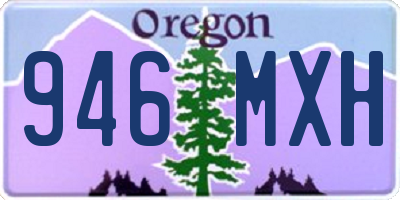 OR license plate 946MXH